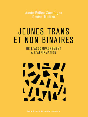 cover image of Jeunes trans et non binaires